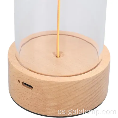 Luz nocturna recargable con iluminación ambiental magnética